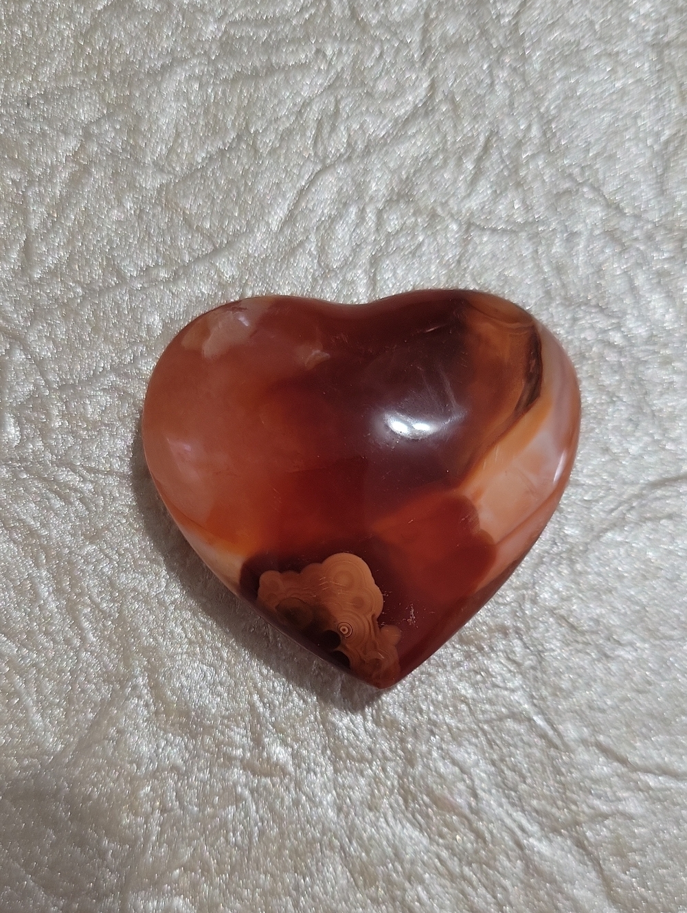 Carnelian Crystal Heart